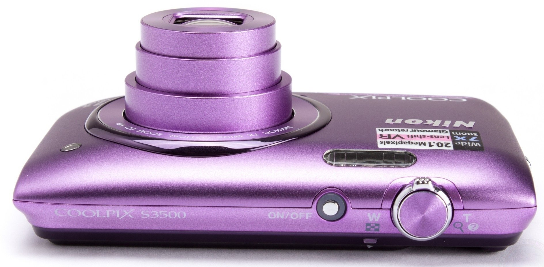 Цифровая фотокамера Nikon Coolpix S3500 Purple + сумка купить